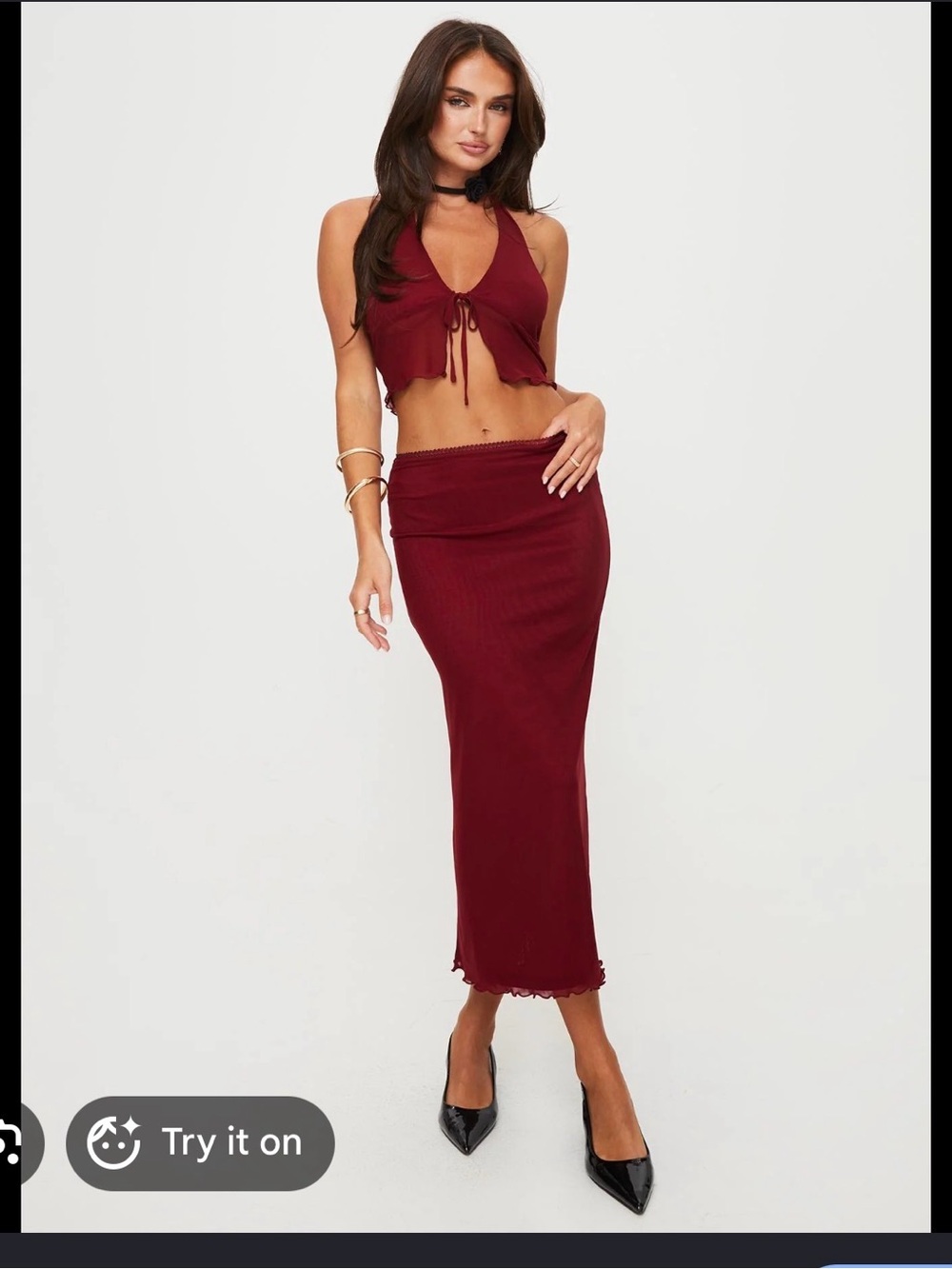 Princess Polly Midi Skirt and Top Set